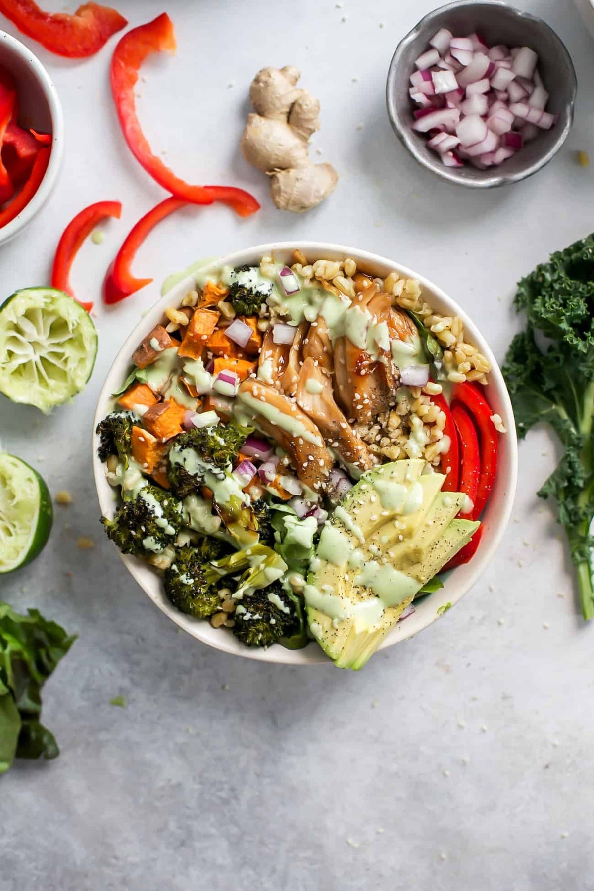 Lean Chicken Power Bowl