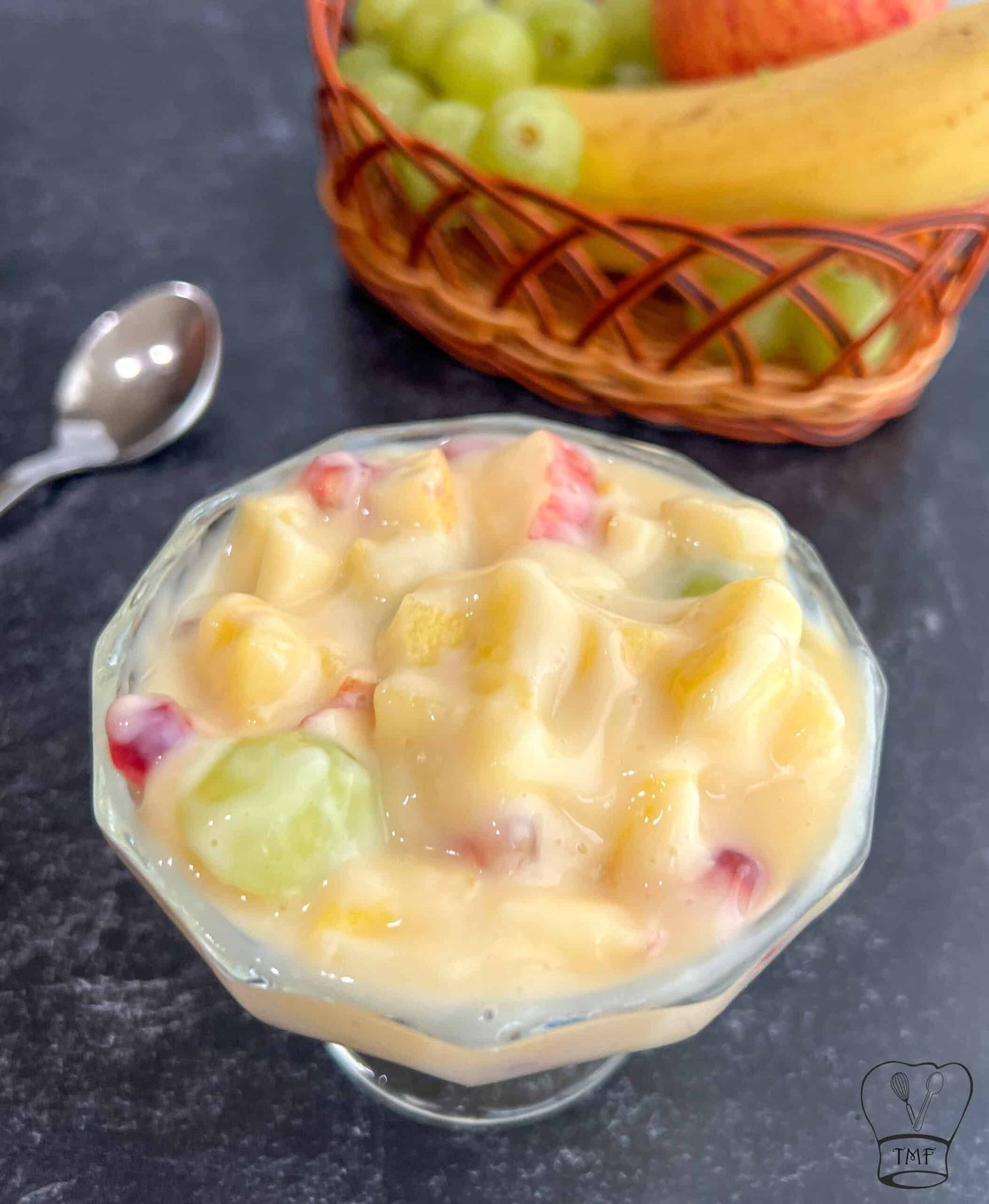 Almond Milk Vanilla Fruit Custard