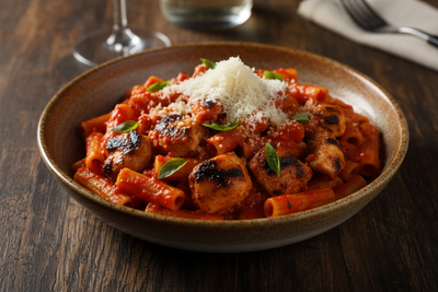 Crimson Chicken Pasta