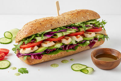 Spiced Egg & Guacamole Sub