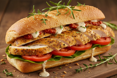 Herb Roasted Chicken Sub