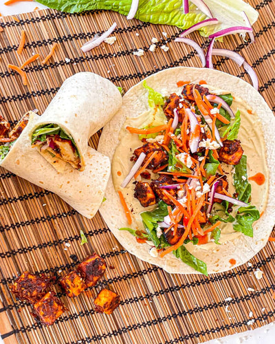 Paneer Hummus Wrap