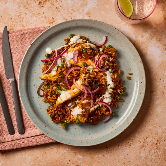 Indian Masala Chicken Brown Rice