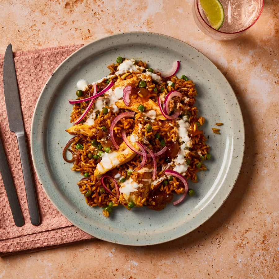 Indian Masala Chicken Brown Rice