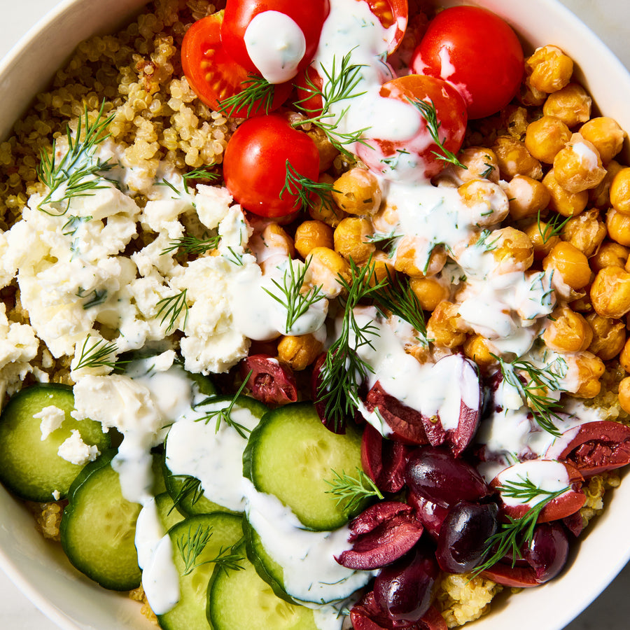 Chickpea Hummus Protein Bowl