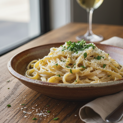 Veg Alfredo Pasta